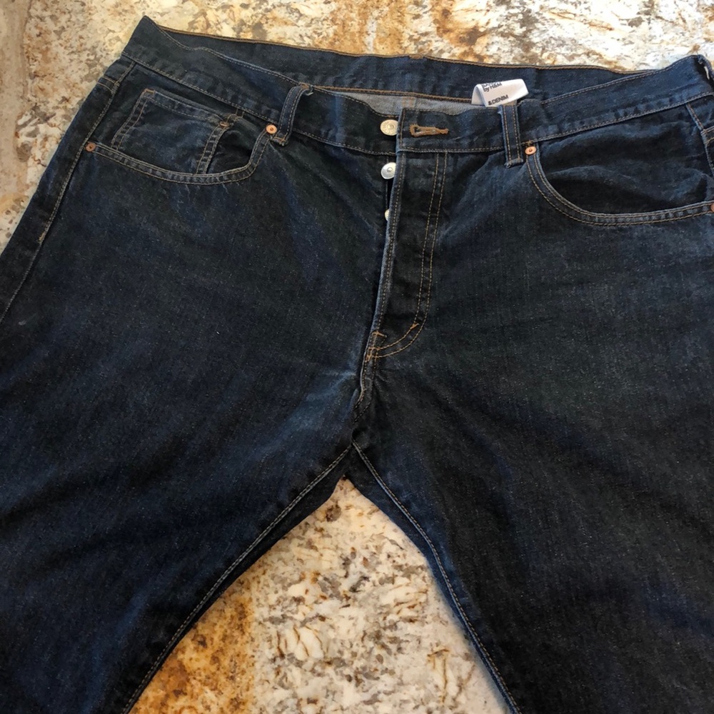 H&M men’s dark wash denim jeans 38x34 EUC
